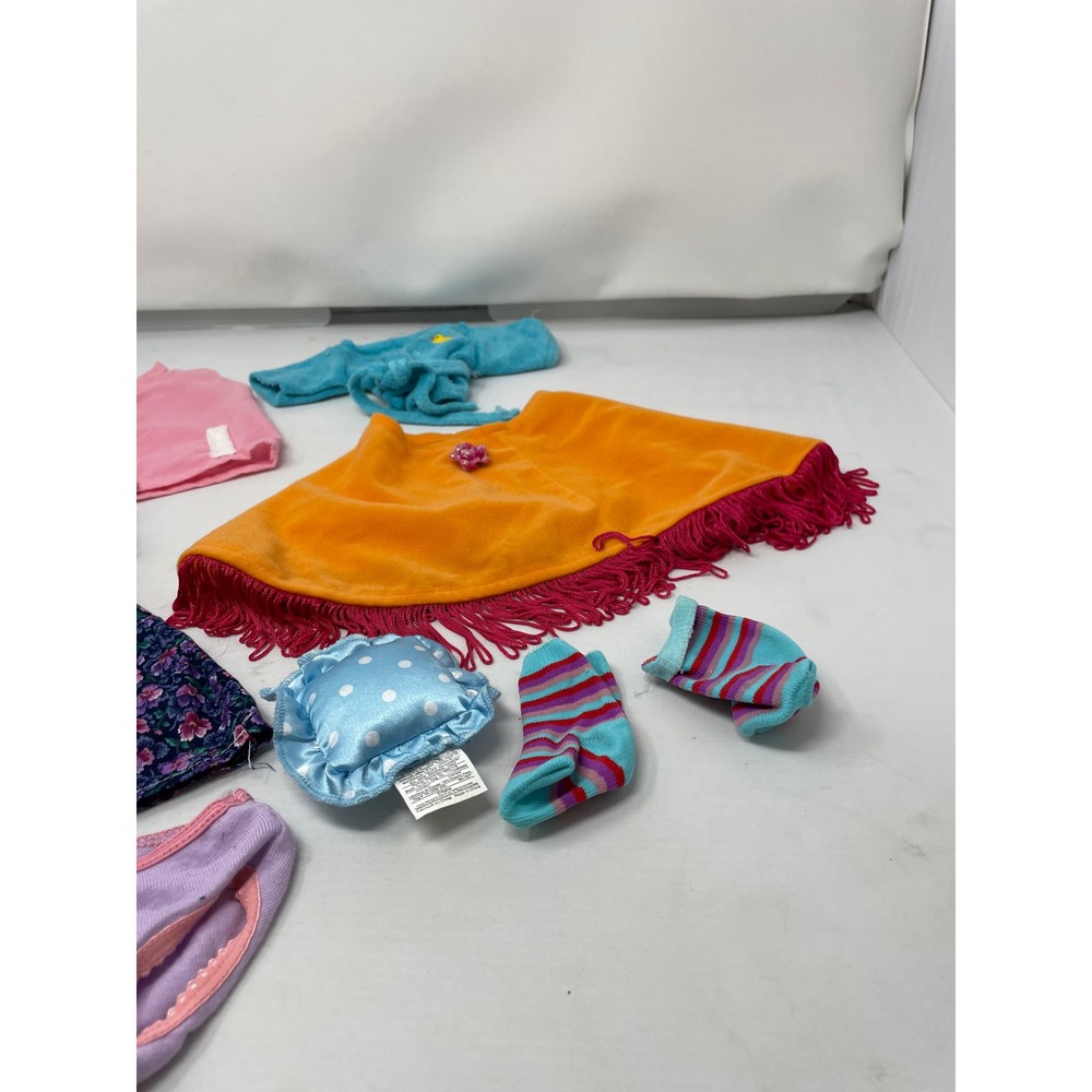 American Girl 8pc Tagged Clothing Lot - Floral Dress, Poncho, Sleep Set & More - Picture 8 of 13
